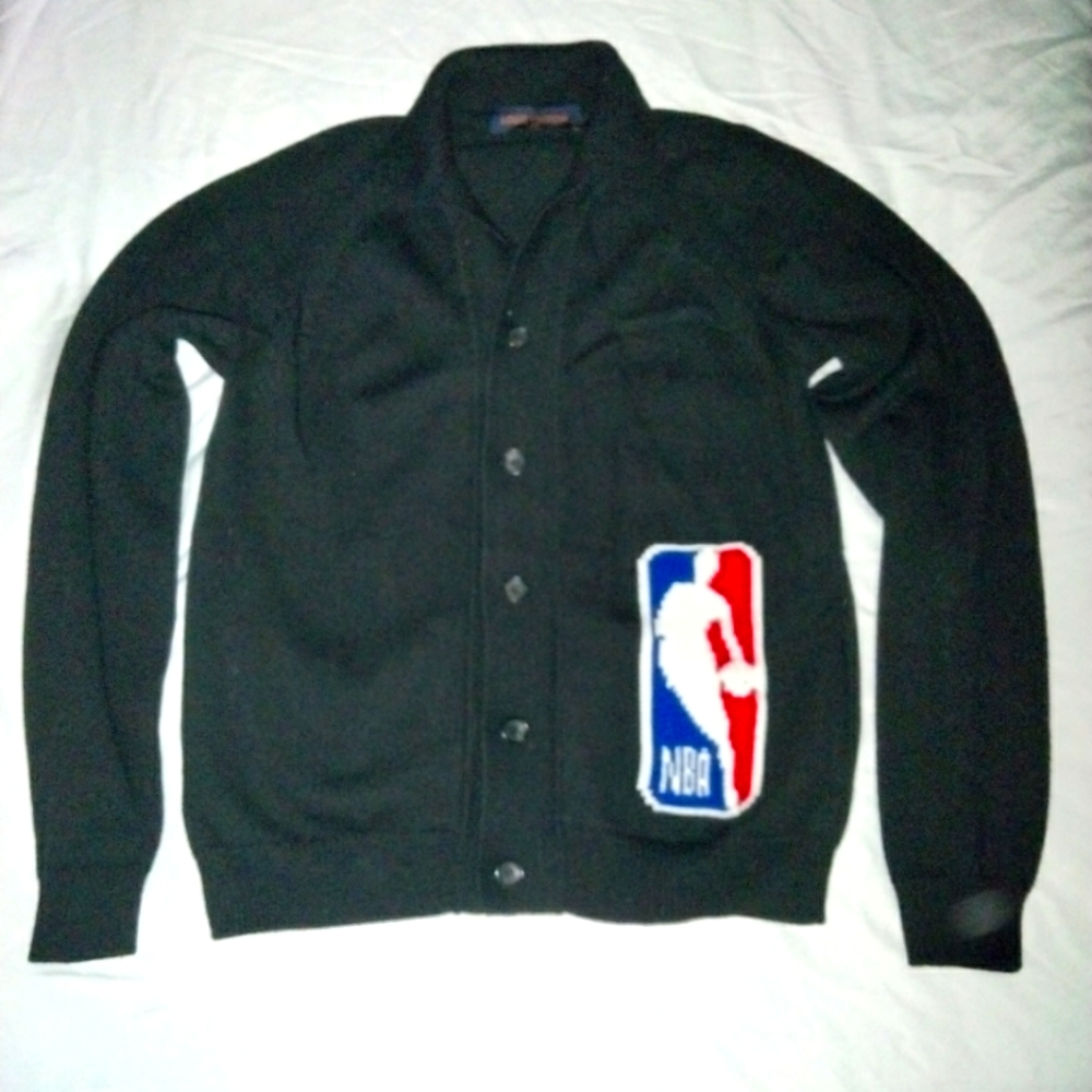 Louis Vuitton NBA Knit Jacket Size Small Color Noir